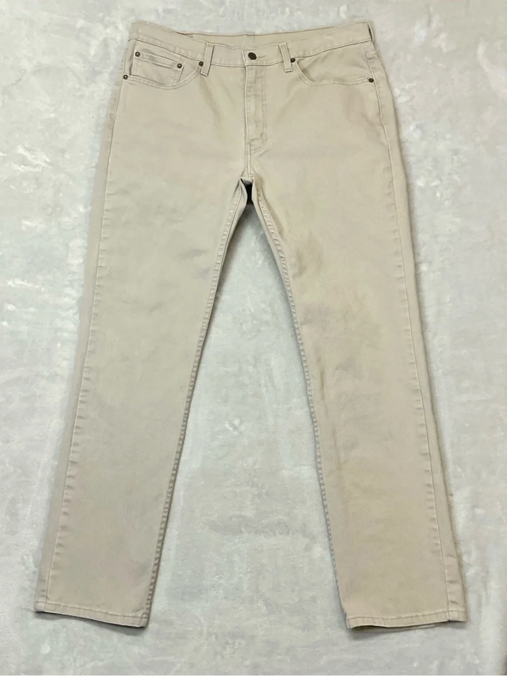 Levi’s 514 Tan Straight Leg Denim Jeans Men’s 36x32